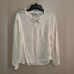 Croft & barrow women’s eggshell blouse